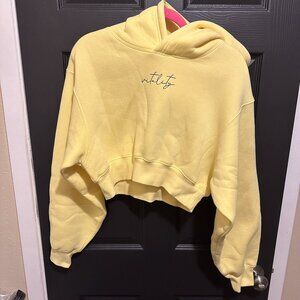 Womens Cropped Hoodie M